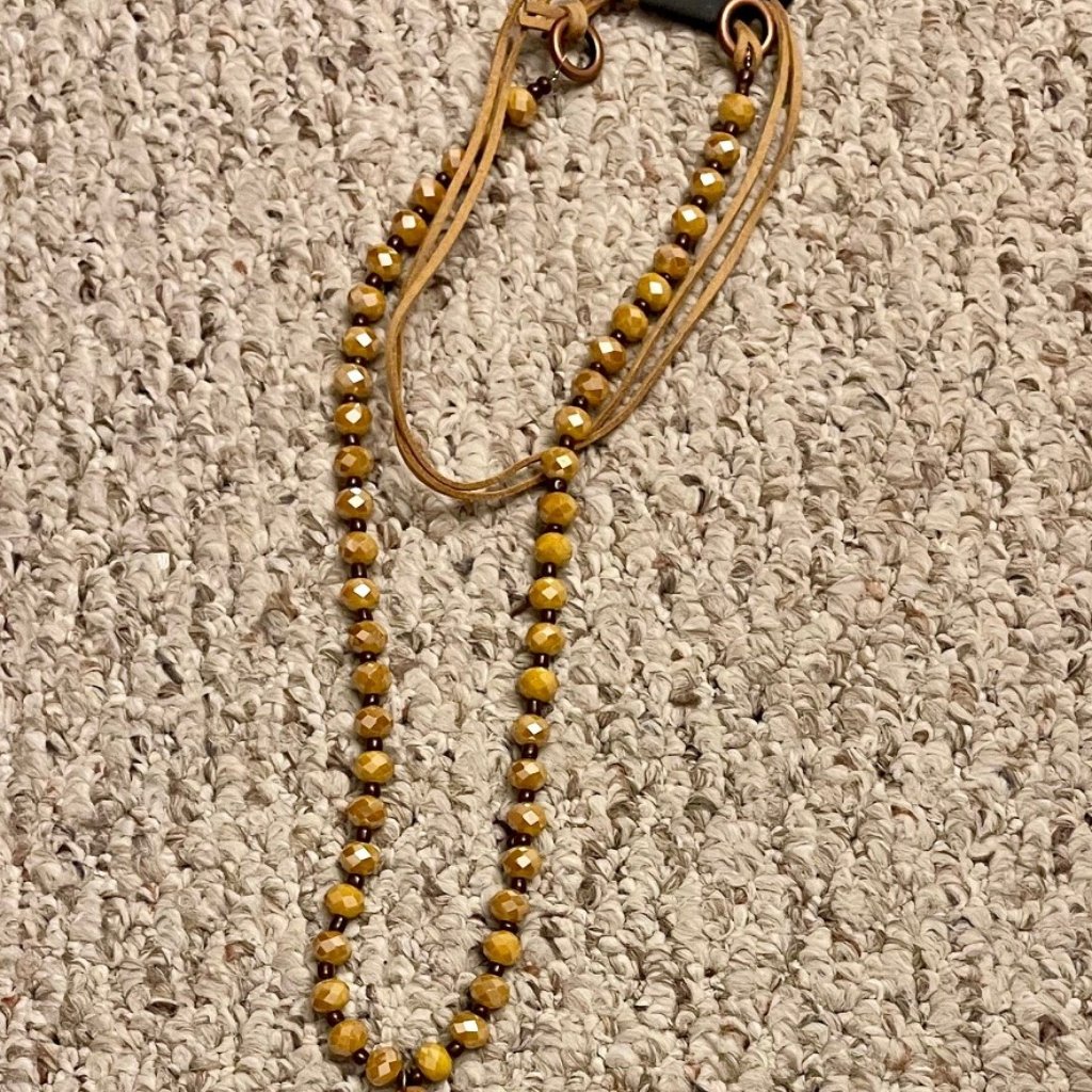 Whispering Golden Attitude Necklace By Montana Silversmiths